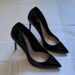 Aldo Stessy Black Patent Pointed Pumps 8.5US/39EU